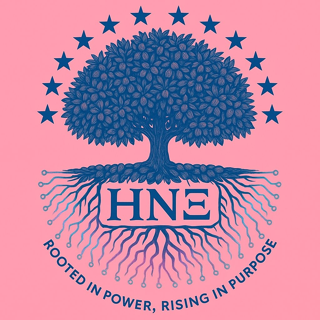 Eta Nu Xi crest — a tree with circuit roots